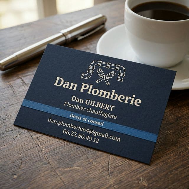 Carte de visite Dan Plomberie